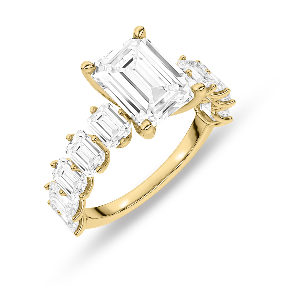 Yellow Gold - Emerald
