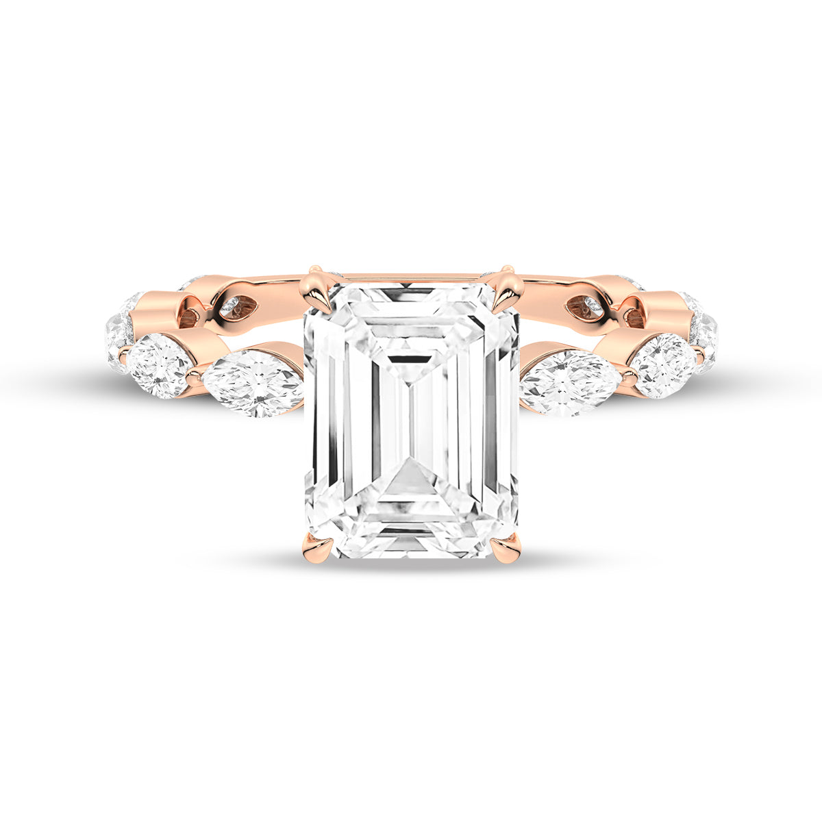 Rose Gold - Emerald