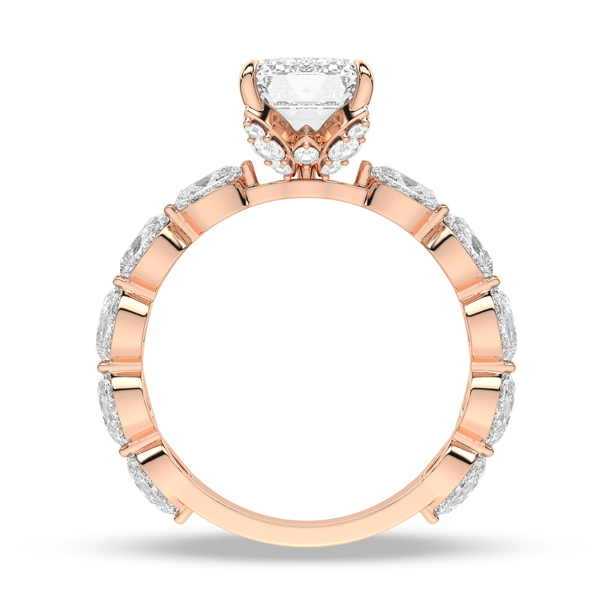 Rose Gold - Emerald