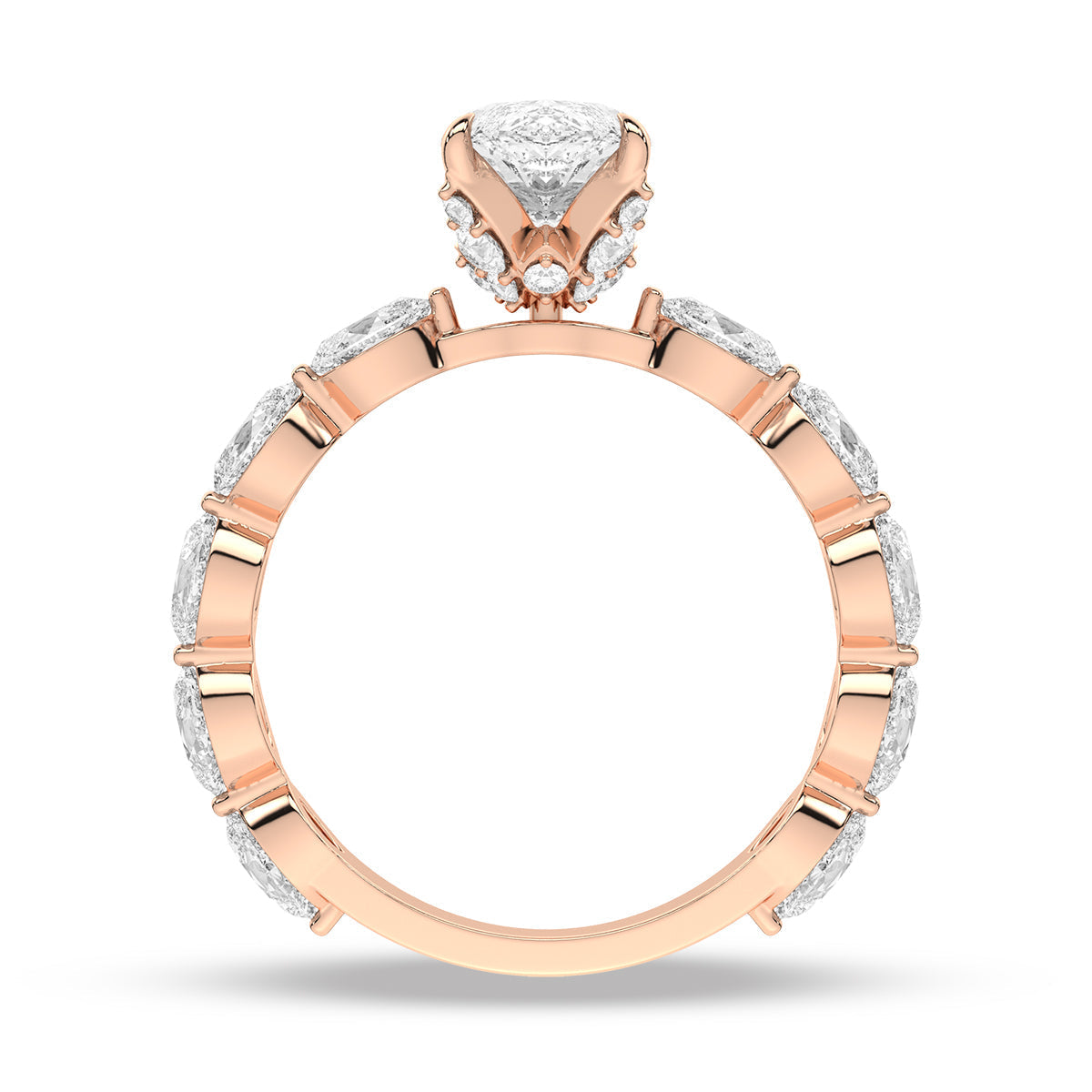Rose Gold - Marquise
