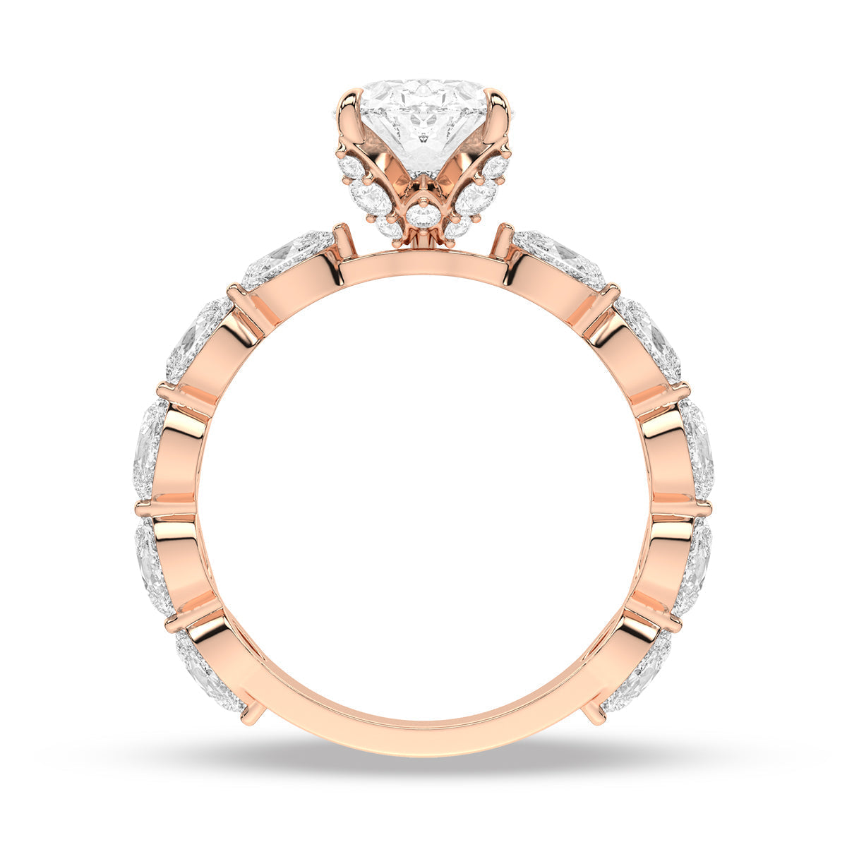 Rose Gold - Oval