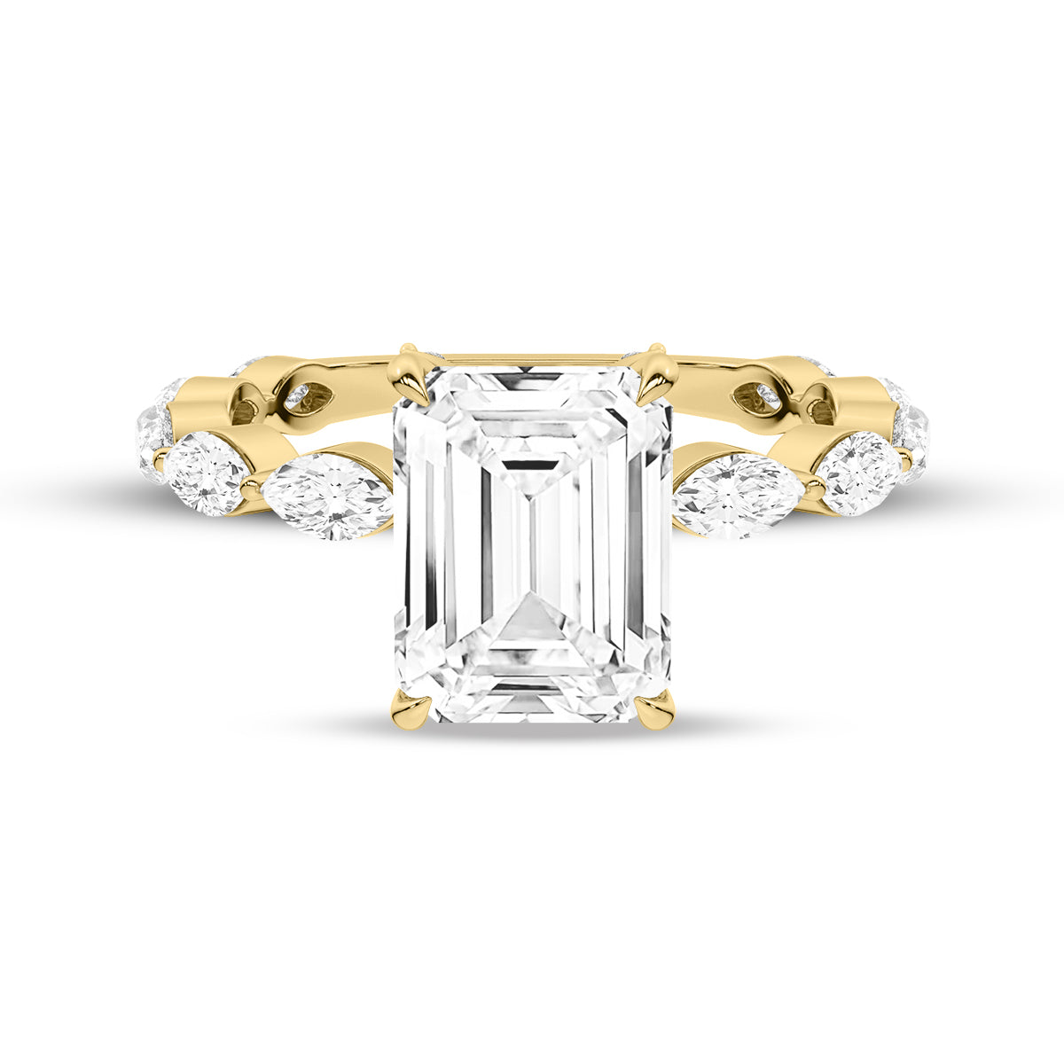 Yellow Gold - Emerald