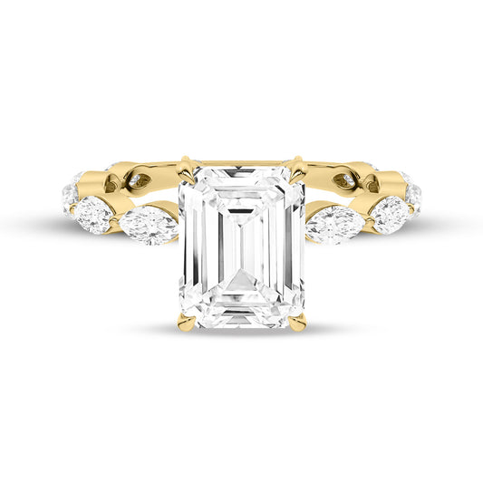 Elevated Solitaire Engagement Ring