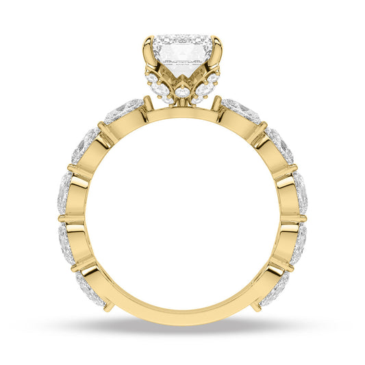 Elevated Solitaire Engagement Ring