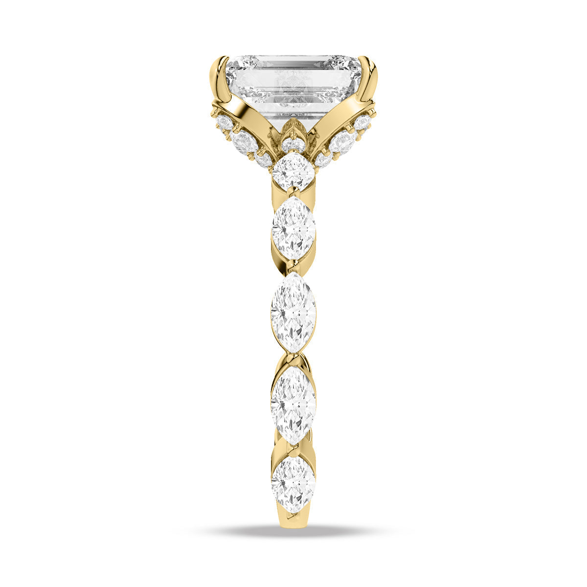 Yellow Gold - Emerald