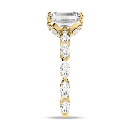 Yellow Gold - Emerald