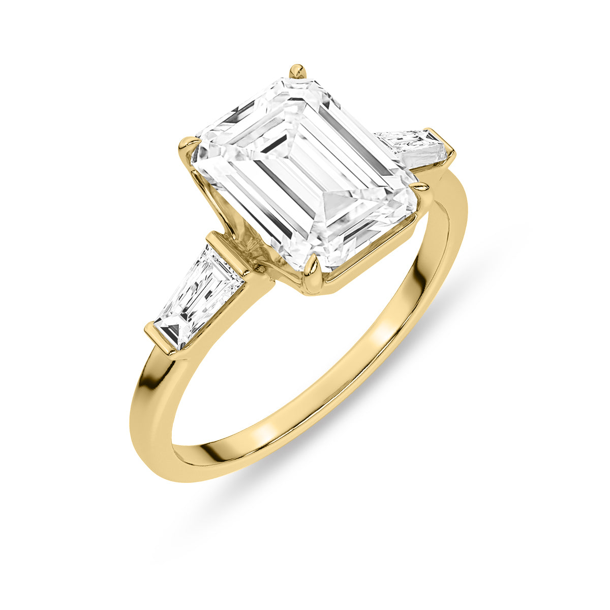 Yellow Gold - Emerald