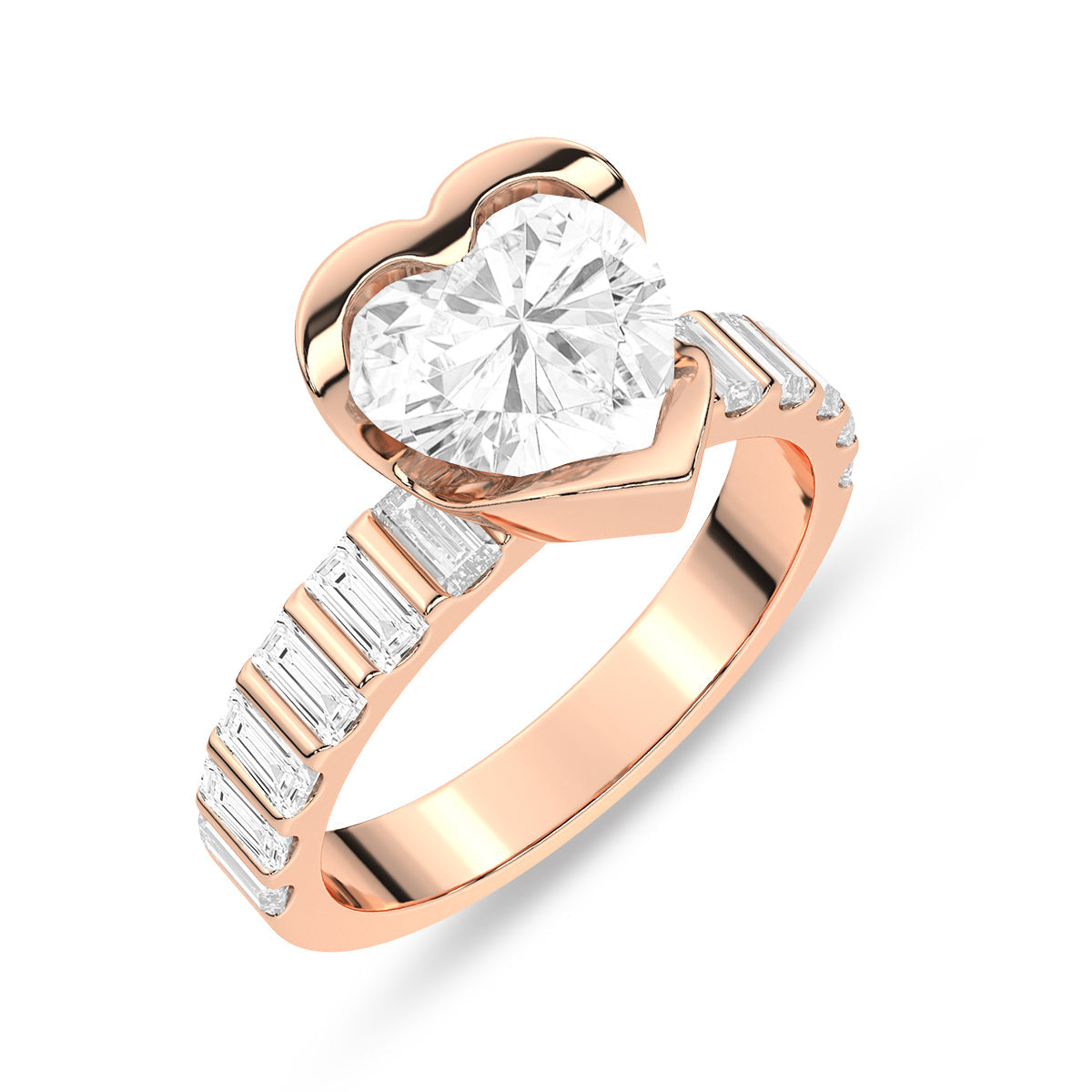 Rose Gold - Heart