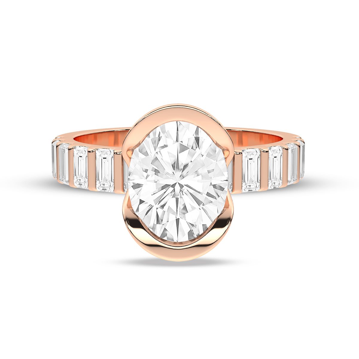 Rose Gold - Oval