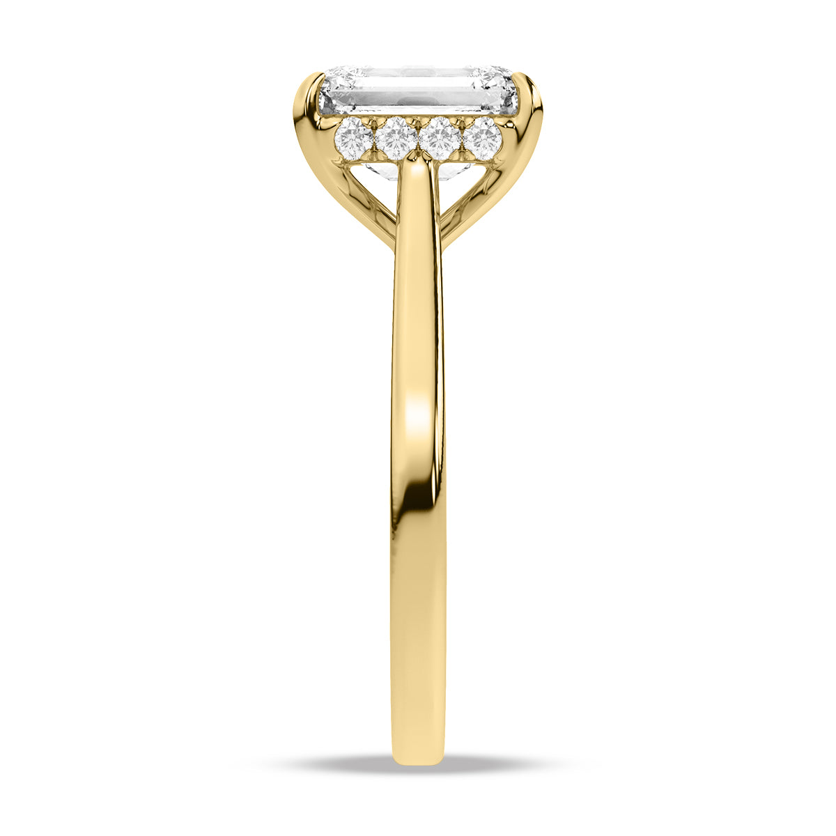 Yellow Gold - Emerald