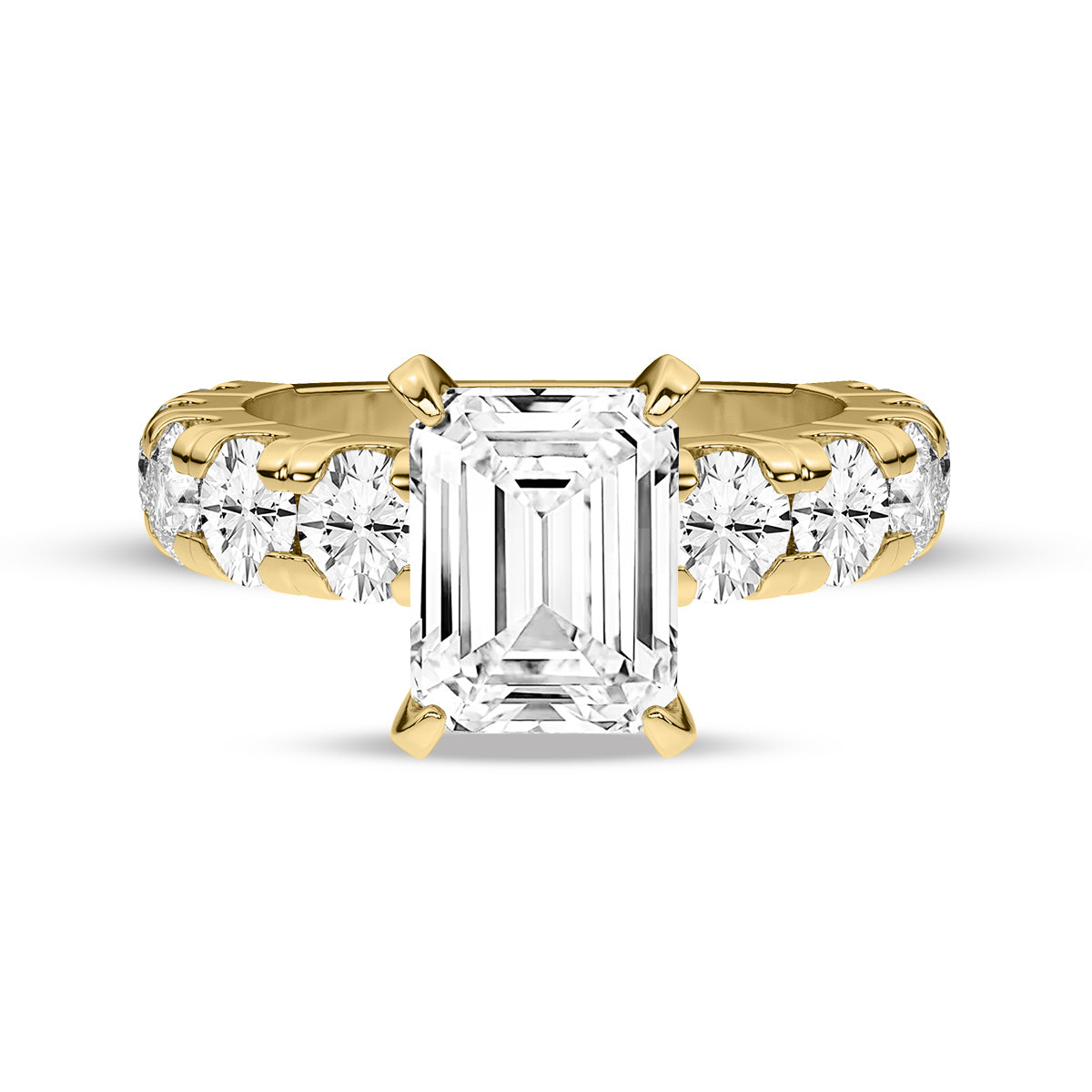 Yellow Gold - Emerald