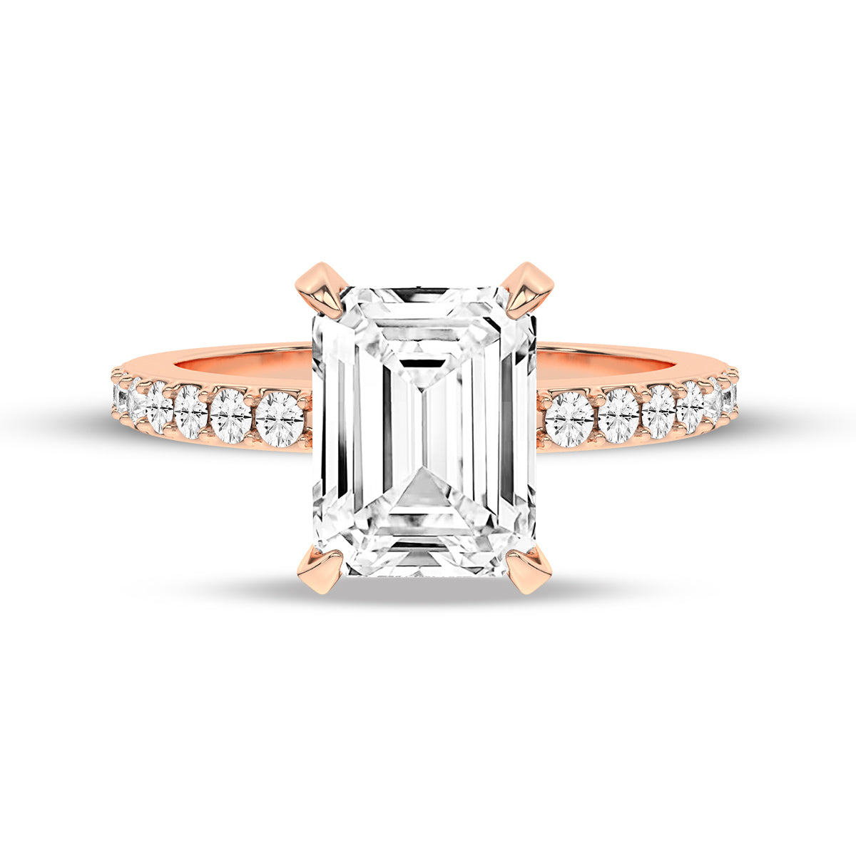 Rose Gold - Emerald
