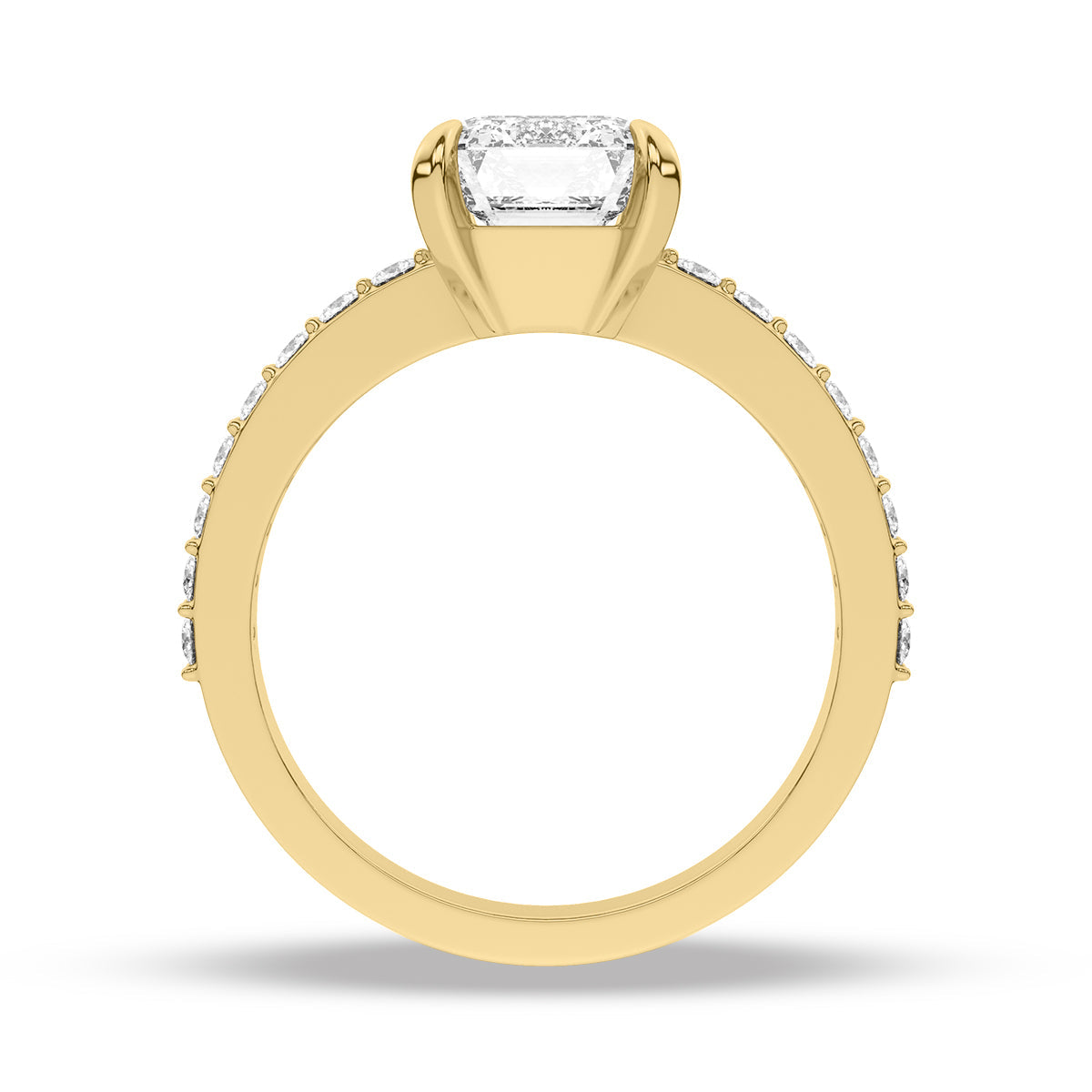 Yellow Gold - Emerald