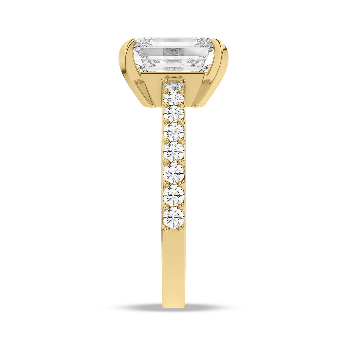 Yellow Gold - Emerald