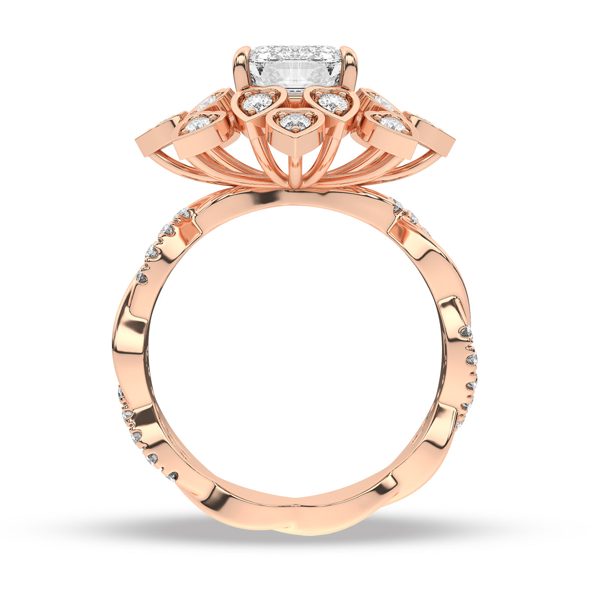 Rose Gold - Emerald