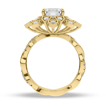 Yellow Gold - Emerald