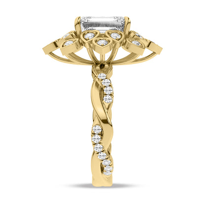 Yellow Gold - Emerald