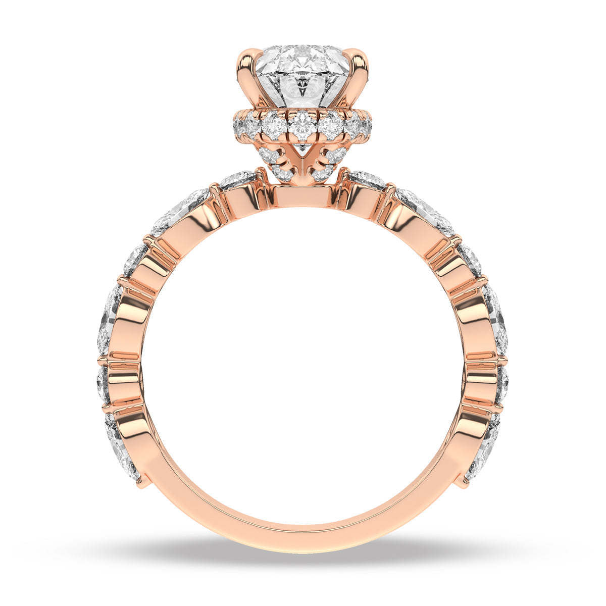 Rose Gold - Oval