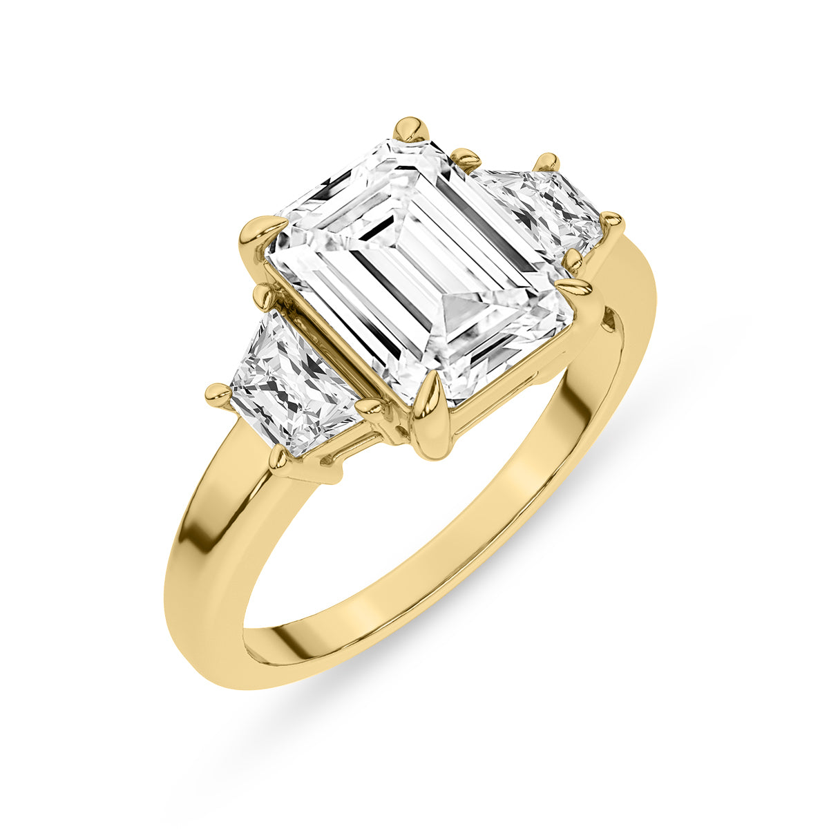 Yellow Gold - Emerald