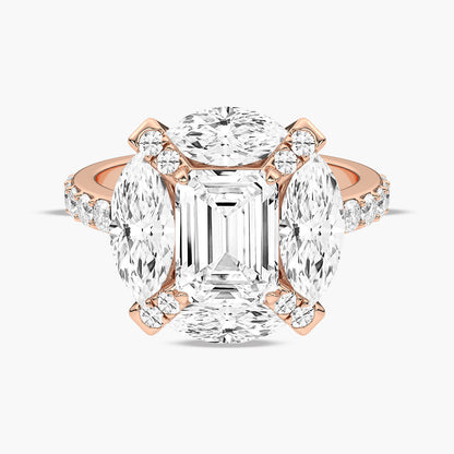 Rose Gold - Emerald