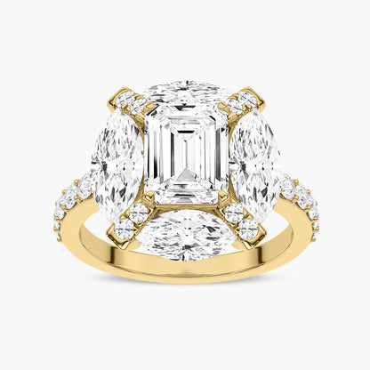 Yellow Gold - Emerald