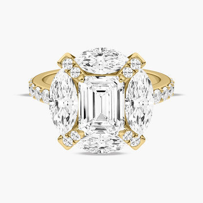 Yellow Gold - Emerald