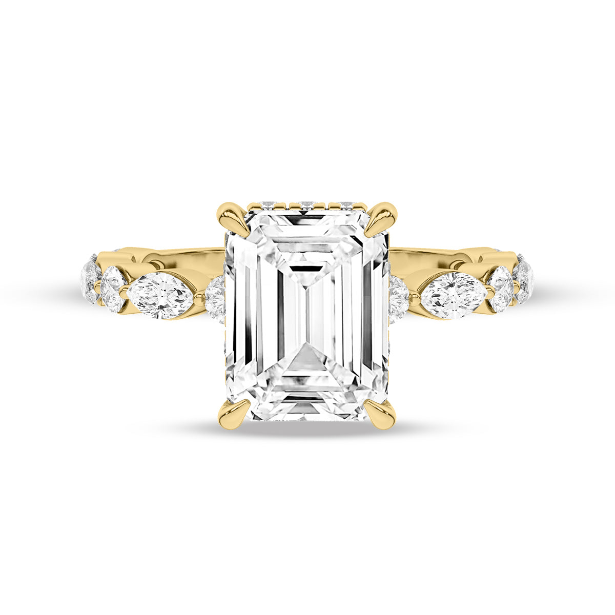 Yellow Gold - Emerald