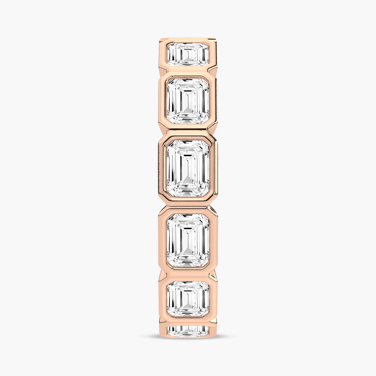 Contemporary Pave Wedding band