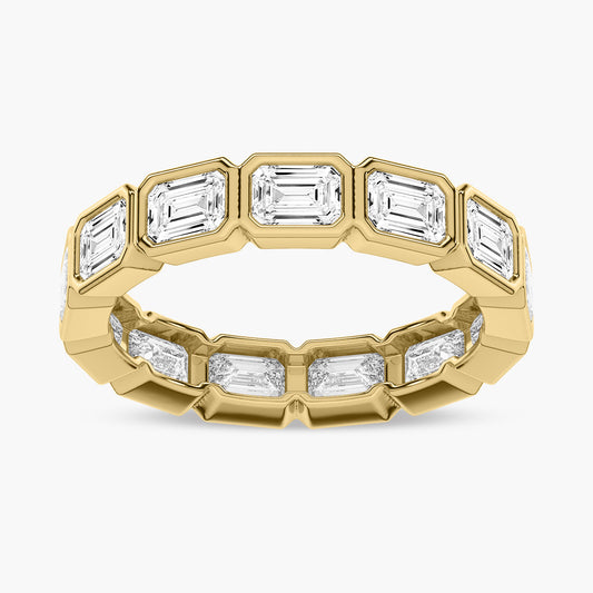 Contemporary Pave Wedding band