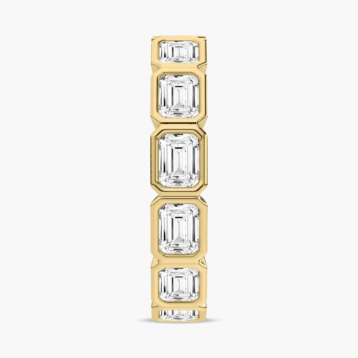 Contemporary Pave Wedding band