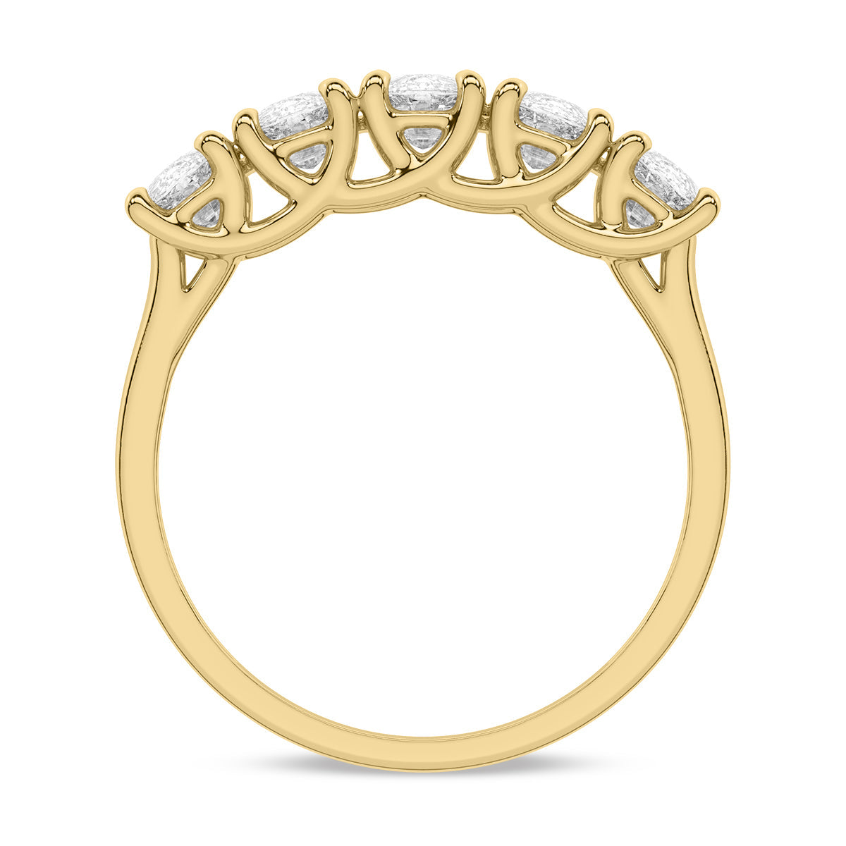 Five Stone Anniversary Ring