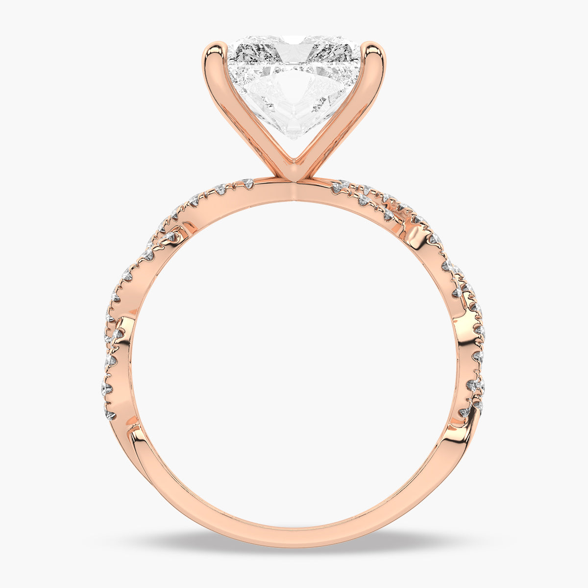 Micro Pave Engagement Ring