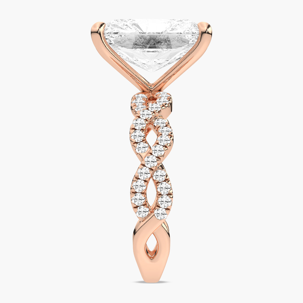 Micro Pave Engagement Ring