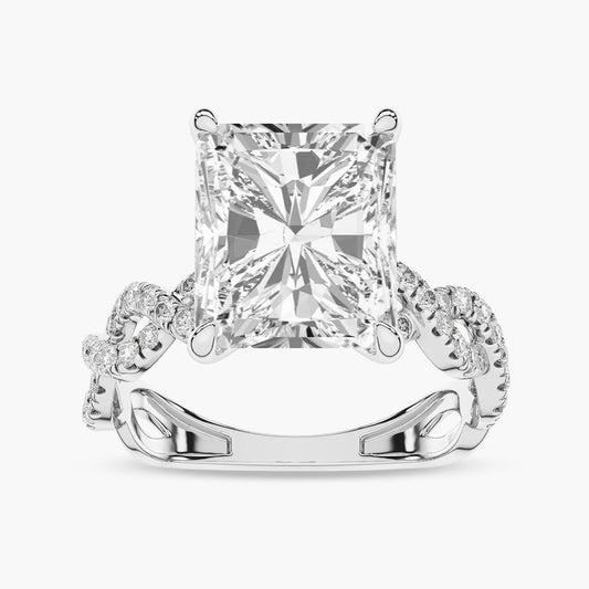 Micro Pave Engagement Ring