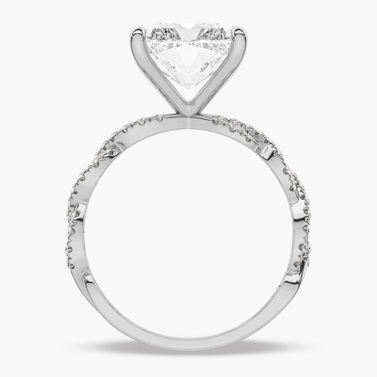 Micro Pave Engagement Ring