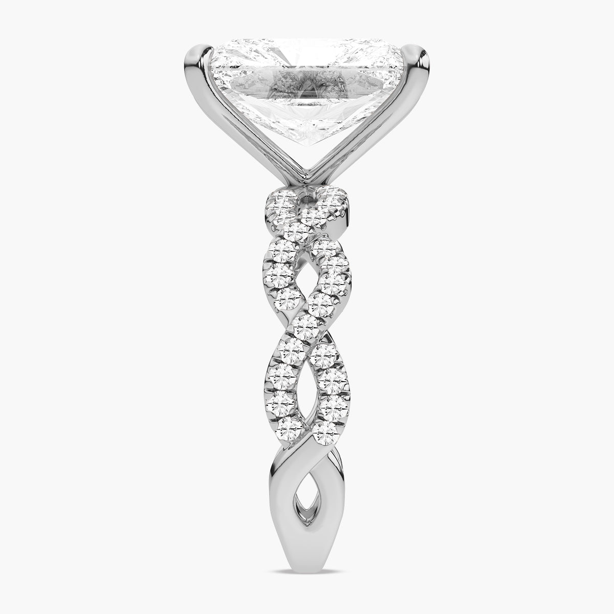 Micro Pave Engagement Ring