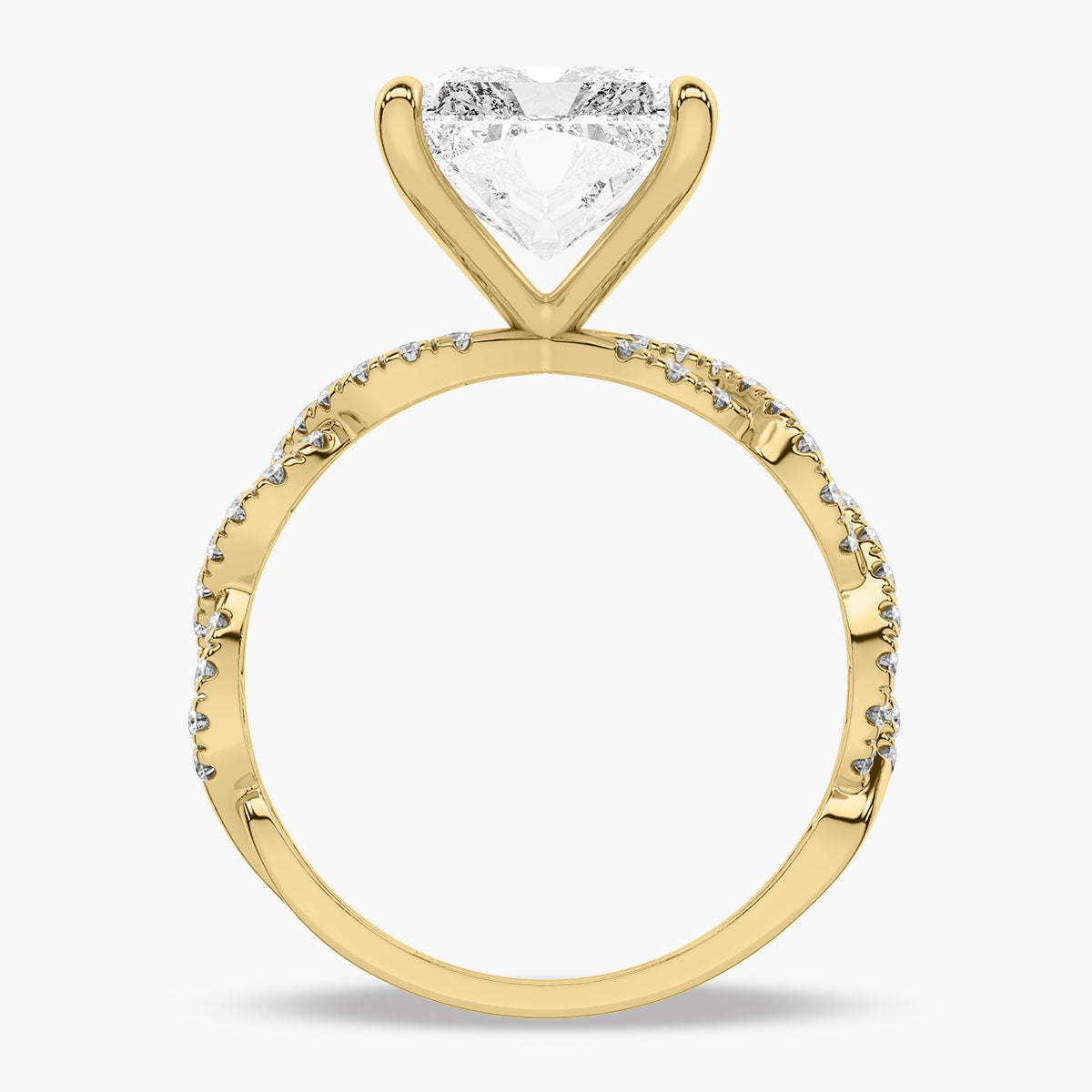 Micro Pave Engagement Ring