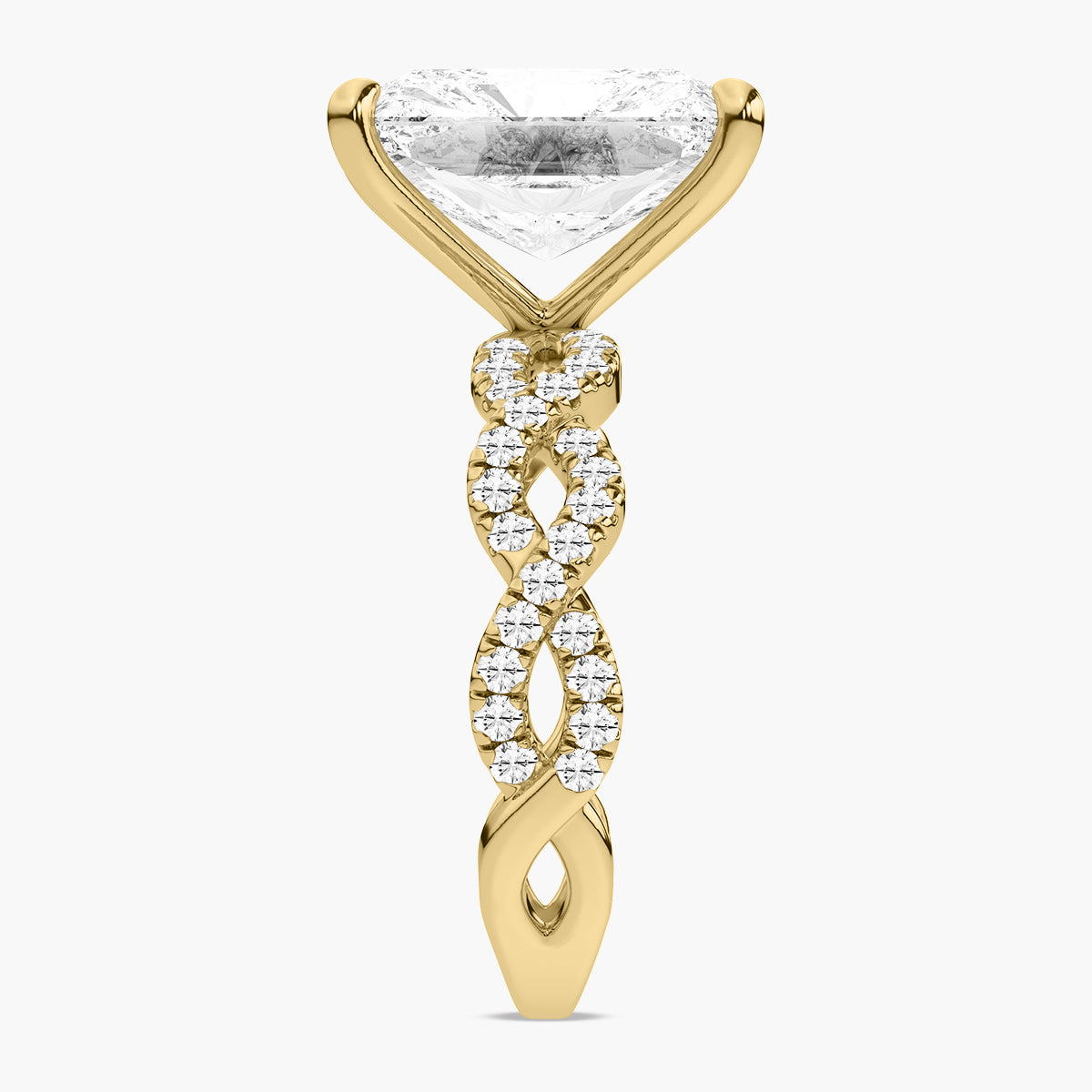 Micro Pave Engagement Ring