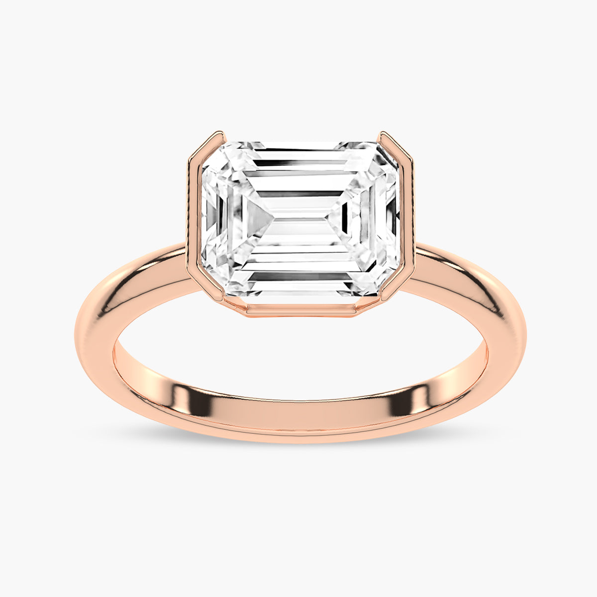 Modern Solitaire Engagement Ring