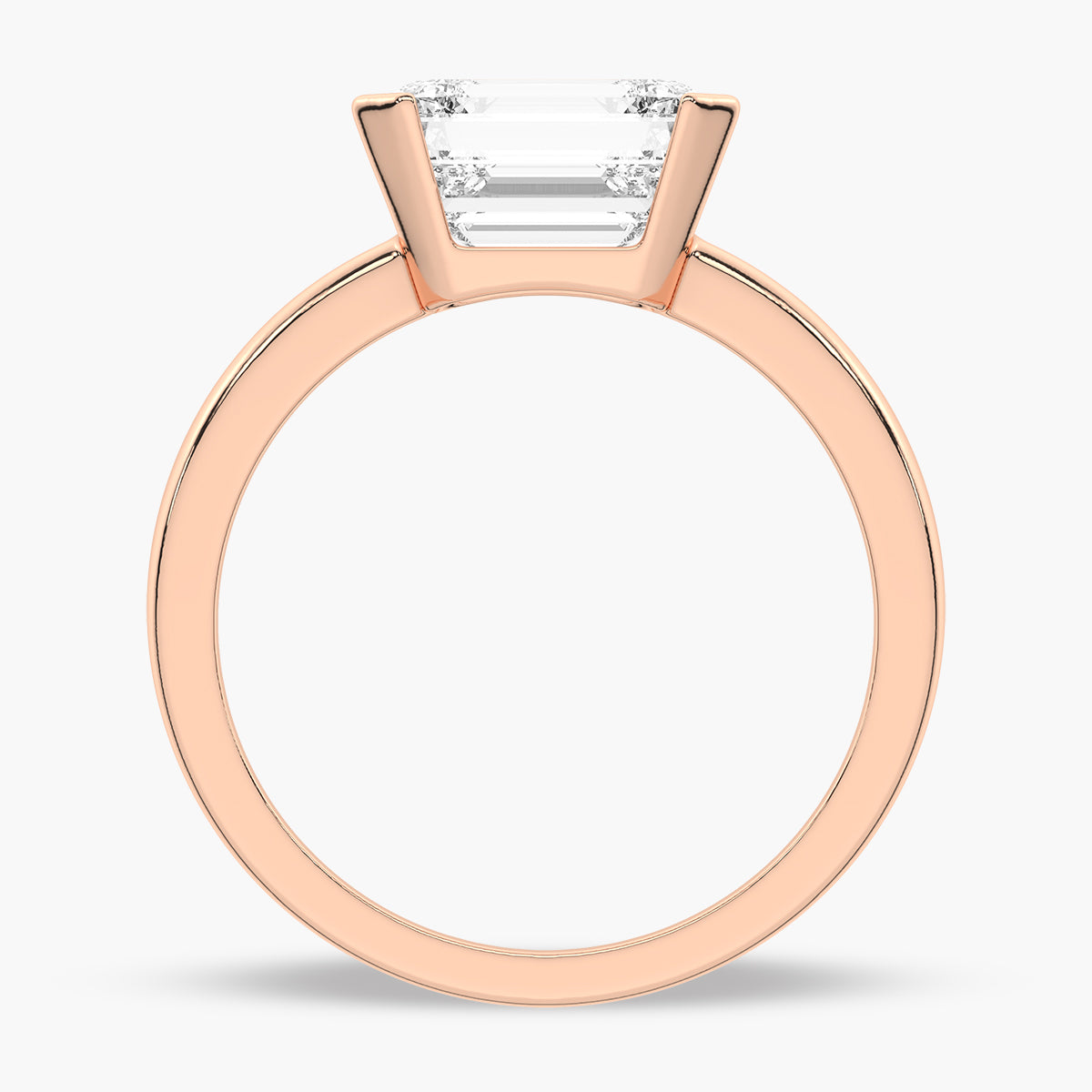 Modern Solitaire Engagement Ring