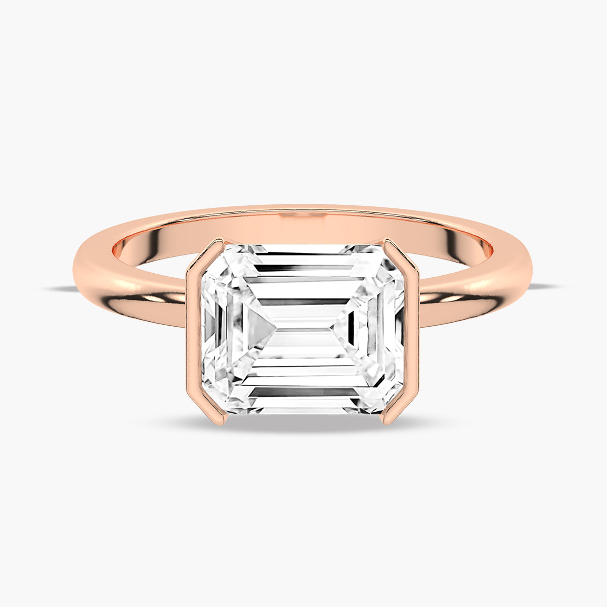 Modern Solitaire Engagement Ring