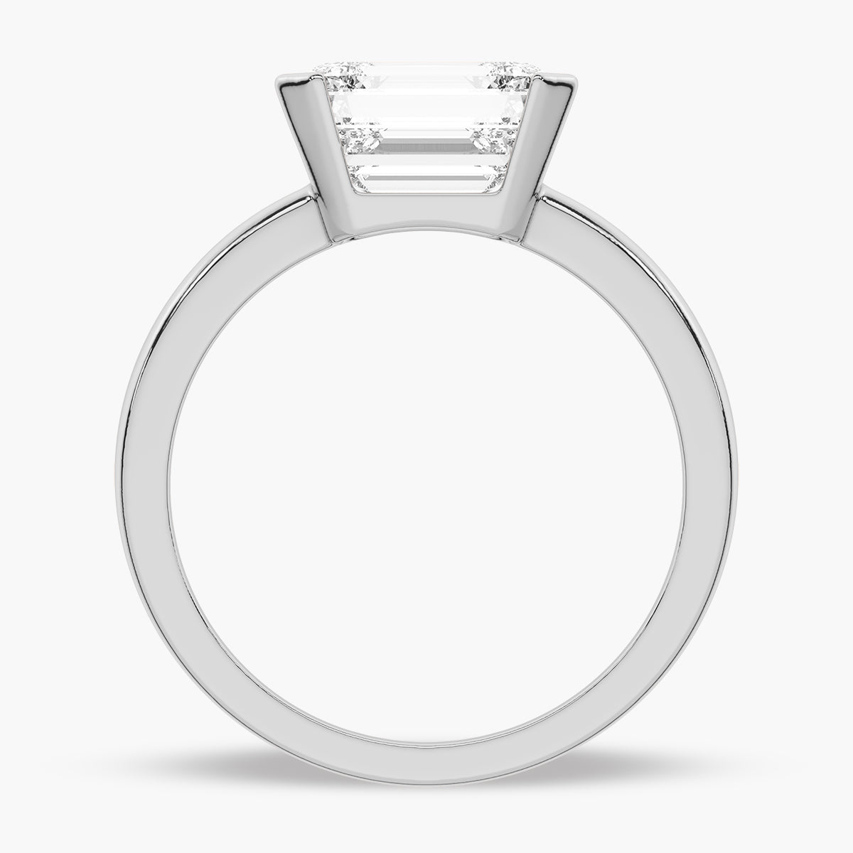 Modern Solitaire Engagement Ring