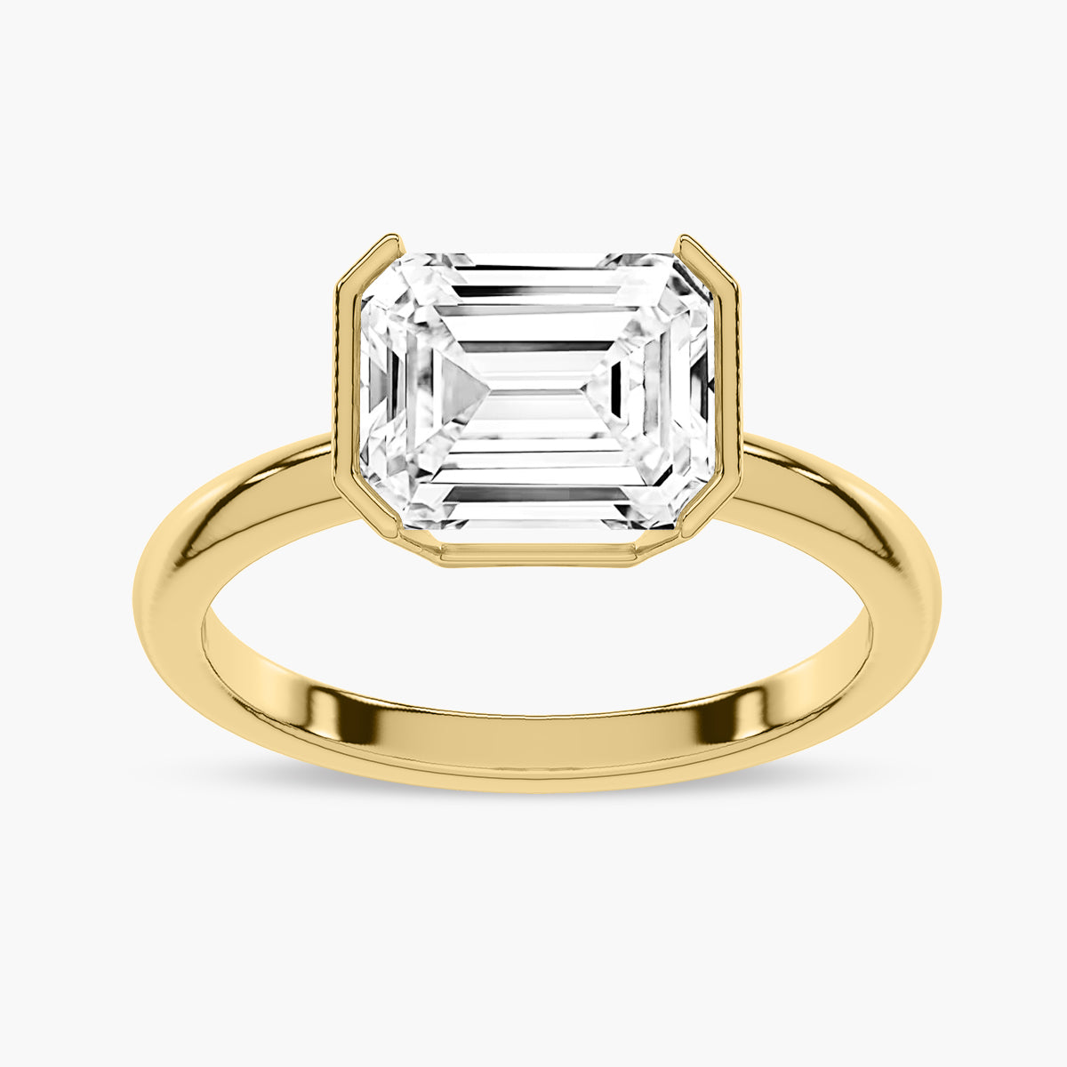 Modern Solitaire Engagement Ring