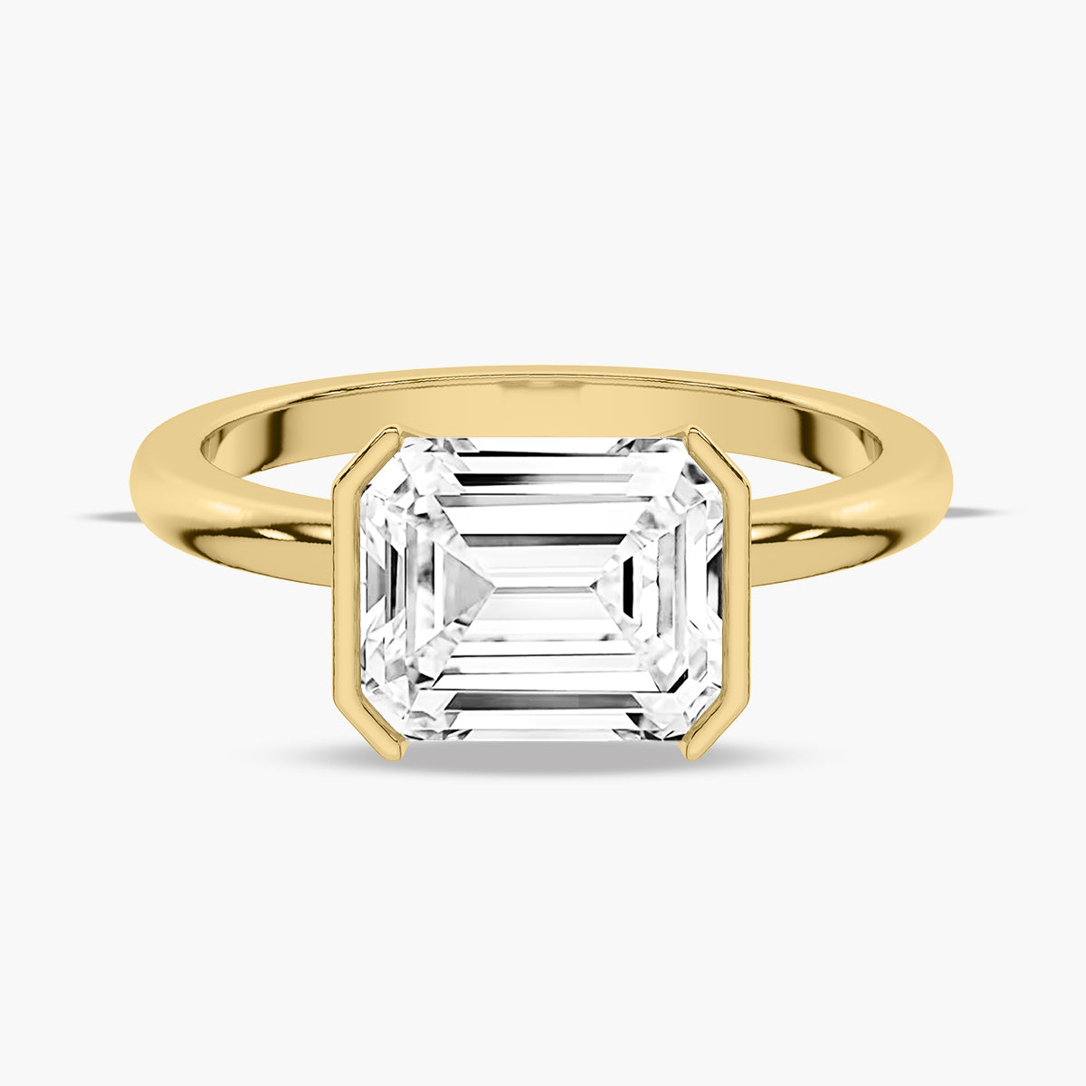 Modern Solitaire Engagement Ring