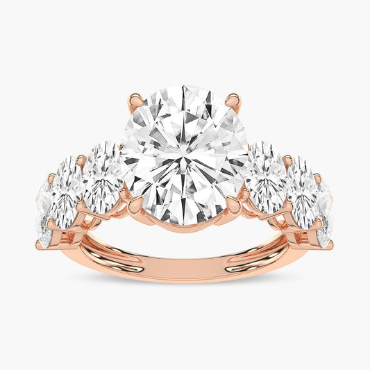 Cascade Statement Engagement Ring