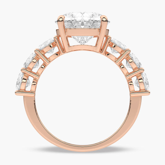Cascade Statement Engagement Ring