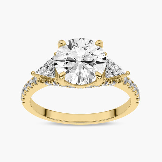 Diamond Three Stone Engagement Ring
