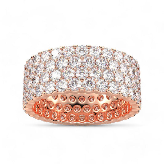 Multi-Row Diamond Eternity Band