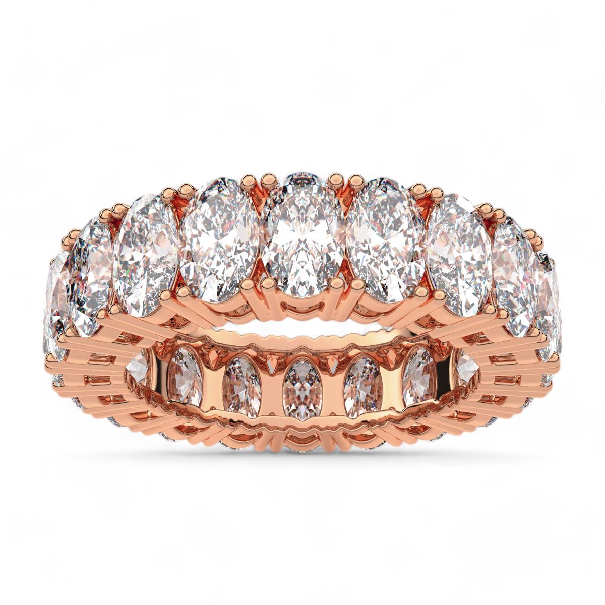 Oval Cut Eternity Band