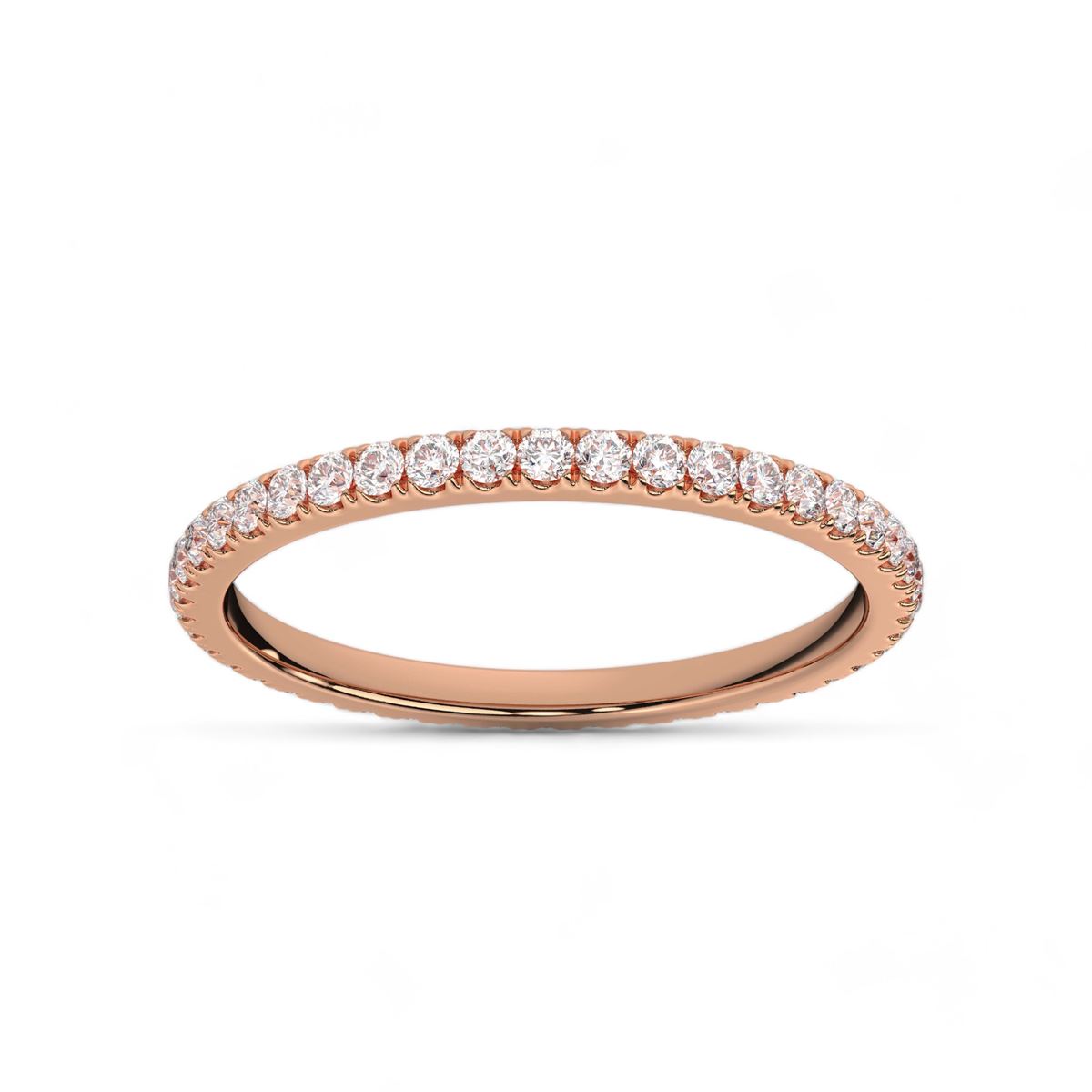 Round Cut Eternity Band